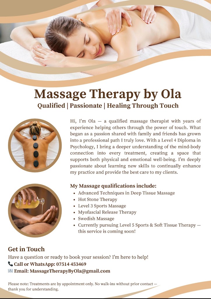 Massage Therapy By Ola