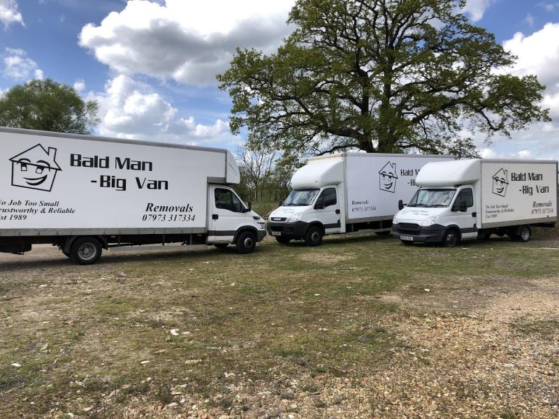 Bald Man Big Van