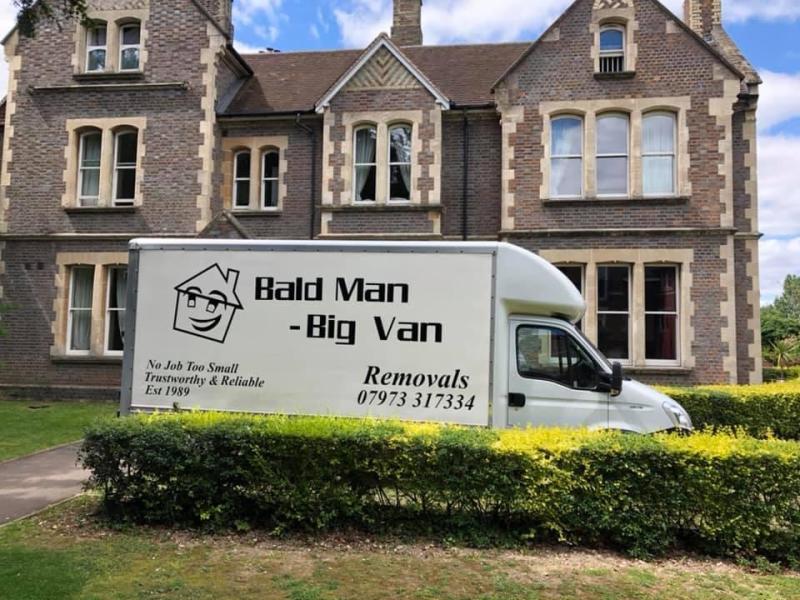 Bald Man Big Van