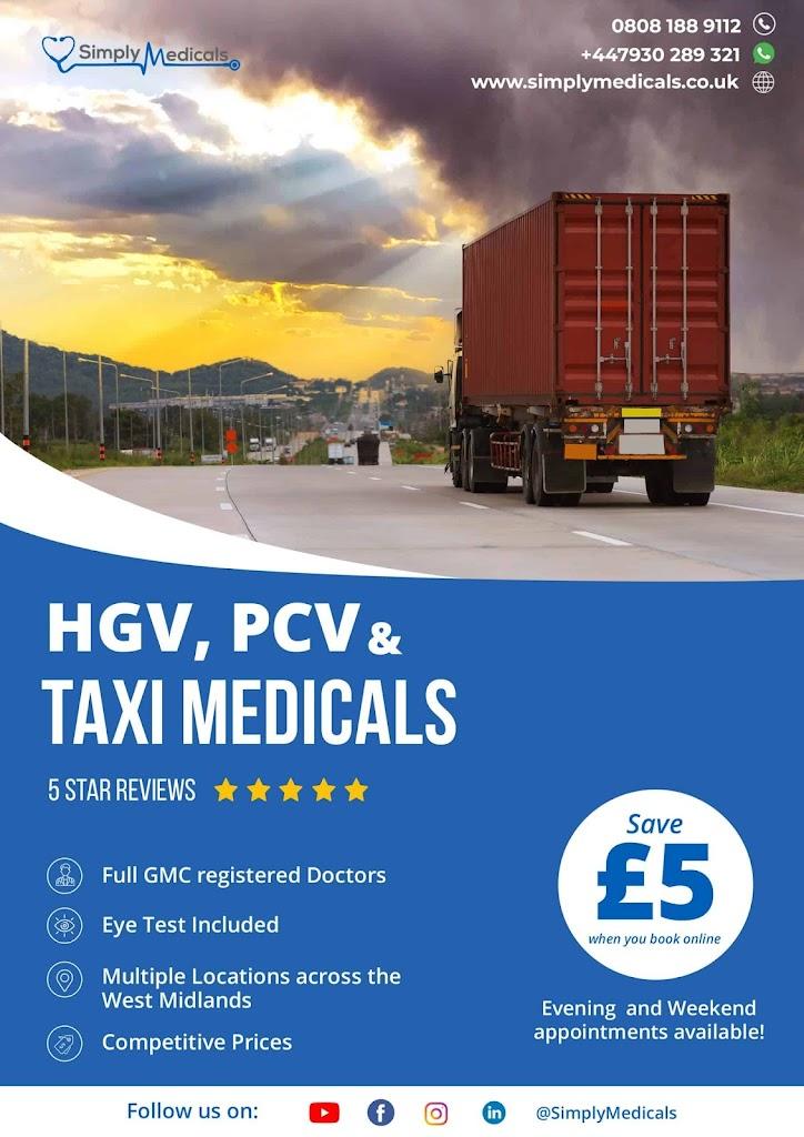 Simply Medicals – PCV, Taxi & HGV Medicals – Milton Keynes
