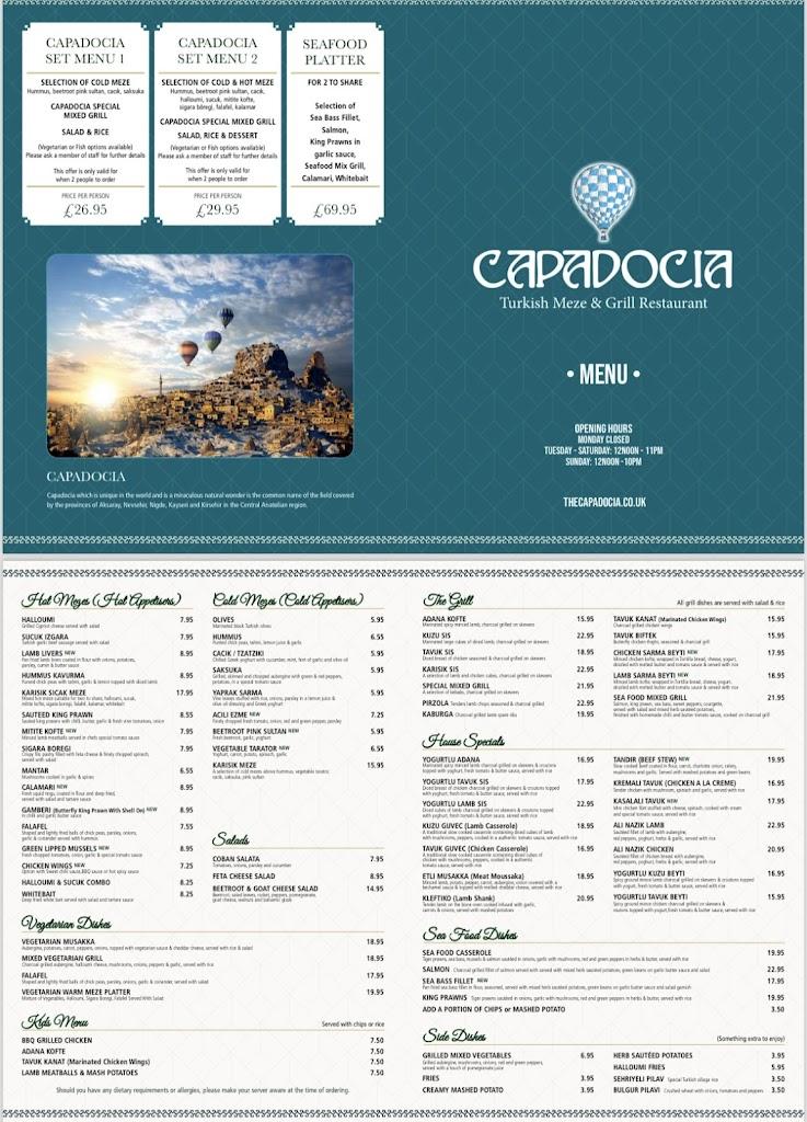 Capadocia Turkish Restaurant Newport Pagnell