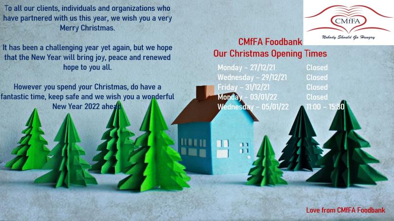 Comfort Memorial food For All Foodbank