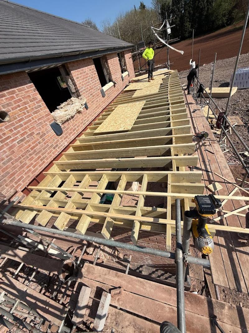 Detailed roofing and building