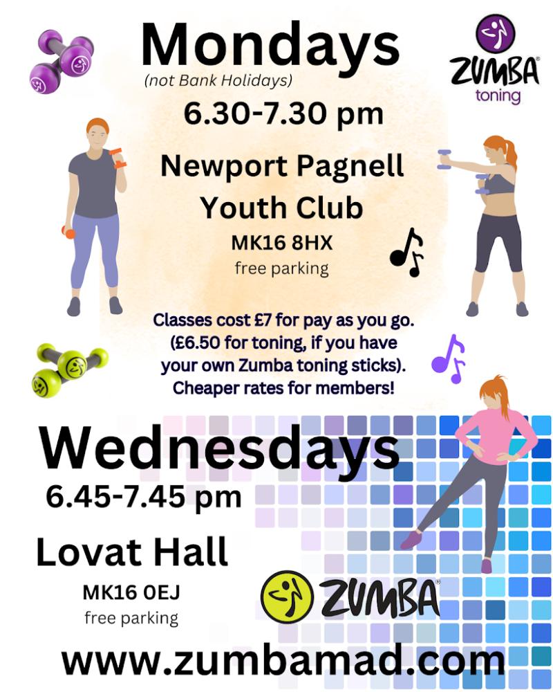 ZUMBA with Maddi – Lovat Hall, Silver Street, NP